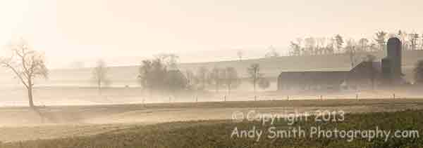 Misty Morning on a Lancaaster County Farm